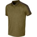 Polo HARKILA Herlet Tech Dark Olive Willow green