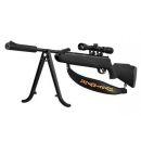 Pack carabine à plombs HATSAN 85 Sniper Cal.4.5 19.9j + lunettte 3-9x32 + bipied + bretelle