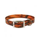 Collier Biothane orange camo 60cm