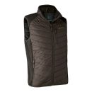 Veste matelassée sans manche  bi matière Deerhunter Moor Padded Brown leaf