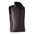 Veste matelassée sans manche  bi matière Deerhunter Moor Padded dark prune