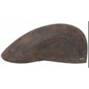 CASQUETTE STETSON PIGSKIN CUIR MARRON