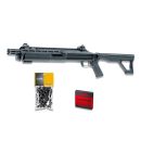 Pack Fusil à Pompe Umarex T4E HDX 68 Cal.68 16JOULES 100 billes et 5 cartouches Co2