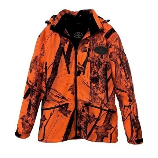 Veste de chasse chauffante MAAT Venatorix orange camoufle