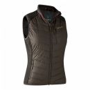 Veste matelassée Deerhunter Femme Lady Caroline Brown Leaf sans manche