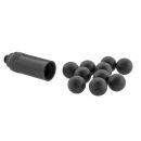 ADAPTATEUR POUR ARMES D'ALARME + 10 PROJECTILES SELF GOMM 8MMX100