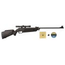CARABINES À AIR 4,5MM BEEMAN BAY CAT 16 J AVEC LUNETTE 4X20 + PLOMB + CIBLES