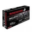 Munitions WINCHESTER cal.270wsm ballistic silver tip 130gr par 20  