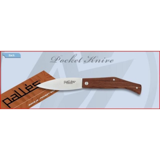 Couteau de poche PALLES Nº00 présenté en coffret avec une lame en pointe de  coupe en acier au carbone de 7 cm - 05-01657 - MARTINEZ ALBAINOX