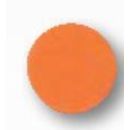 Mousse Flottante Prowess en Disque 14mm Orange par 8