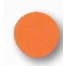 Mousse Flottante Prowess en Disque 21mm Orange par 8