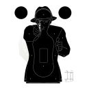 CIBLE SILHOUETTE POLICE 51X71 cm