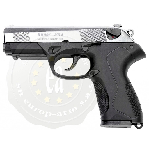PISTOLET CHIAPPA PK4 NICKELE 9mm à blanc - Pistolet d'alarme à