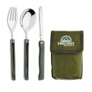 COUVERT / SET DE CAMPING PLIABLE