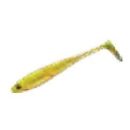 LEURRE SOUPLE DAIWA DUCK FIN SHAD  9CM   PAQUET DE 7   UV CHARTREUSE