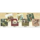 Lot de 20 serviettes en papier motif chasse – 7 modèles