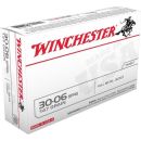 Munitions Winchester FMJ Cal.30-06 147gr 9.53g