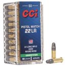 Munitions CCI 22lr Competition Pistol Match