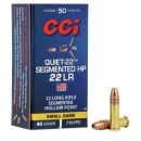 Munitions CCI 22lr Small Game Quiet-22 segmented hp