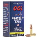 Munitions CCI  Cal.22lr Varmint Segmented HP Subsonic