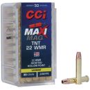 Munitions CCI 22WMR Varmint Maxi-Mag TNT
