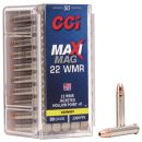 Munitions CCI 22WMR Varmint Maxi Mag HP+V