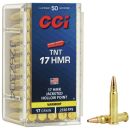 Munitions CCI 17HMR Varmint TNT 17gr