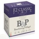 Cartouches BASCHIERI & PELLAGRI F2 classic fiber cal.12/70 33gr par 25 bg
