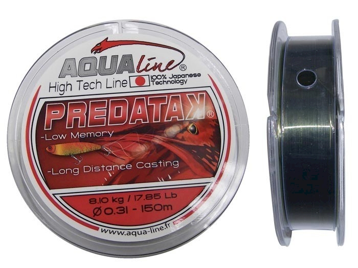 Fil De Pêche Nylon Excellence Carnassier - Bobine 150 M - Diamètre 30/100 Mm - Résistance 7,4 Kg - Haute Qualité, Glisse Exceptionnelle