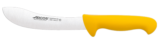 Couteau à fruits jaune avec manche ergonomique - Ducatillon