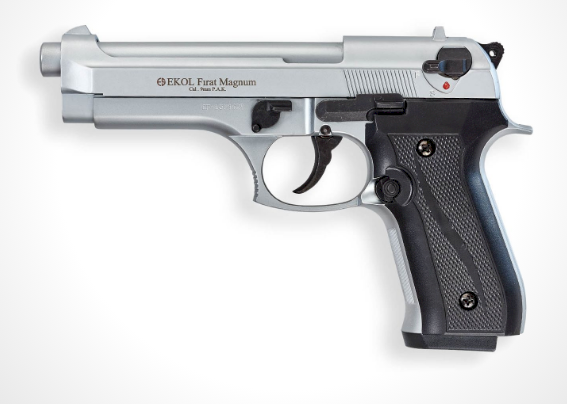 PISTOLET A BLANC EKOL FIRAT MAGNUM CHROME 9MM PA| Armurerie Beau Repaire