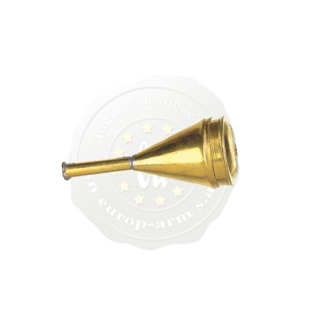 Ancien Appeau En Cuir Et Laiton – Chasse – Instrument Sonore Vintage