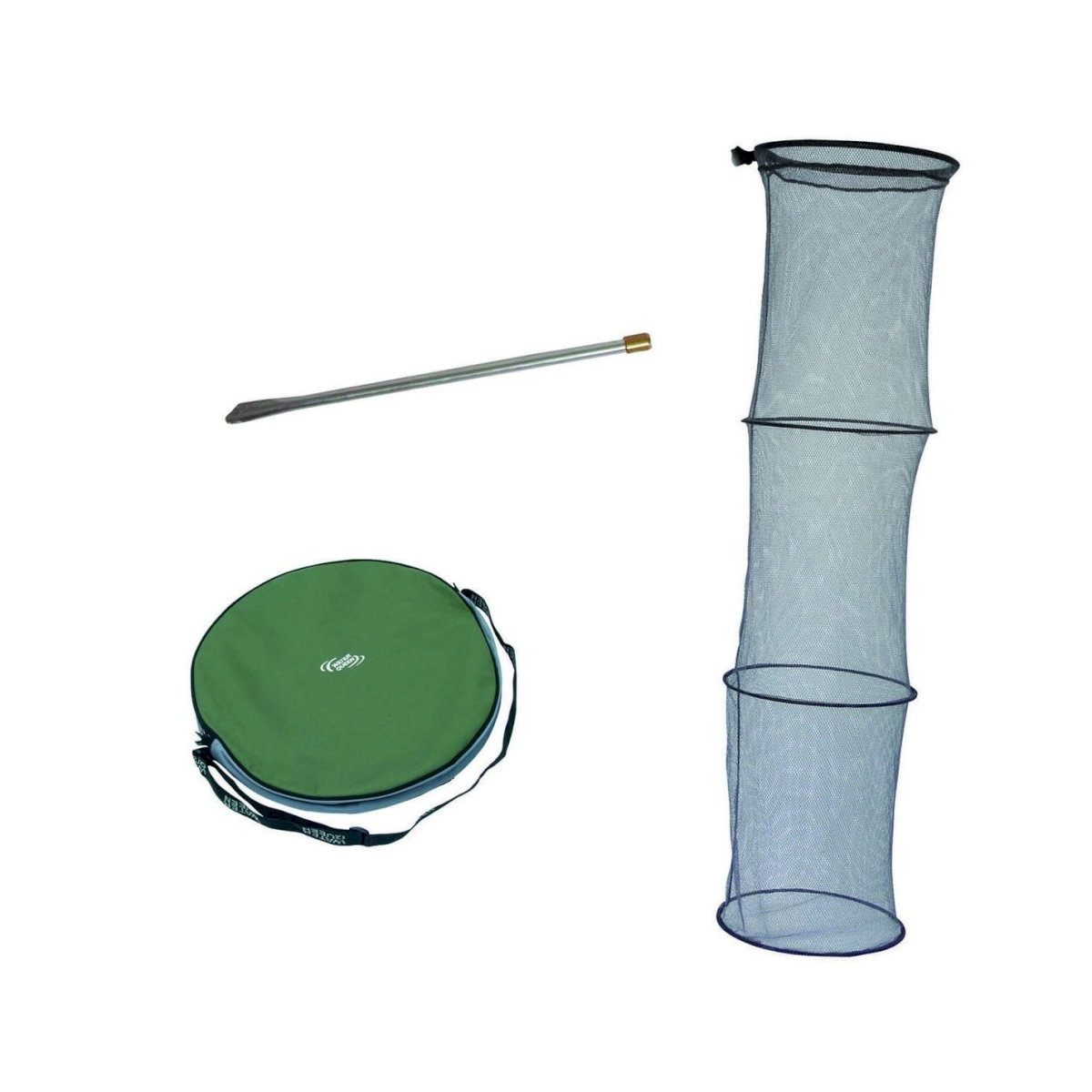 Pack Bourriche RAGOT Complet – Sacoche + Pique Alu 35 Cm + Bourriche 40 Cm, Maille 4 Mm – Pour Pêche Au Coup