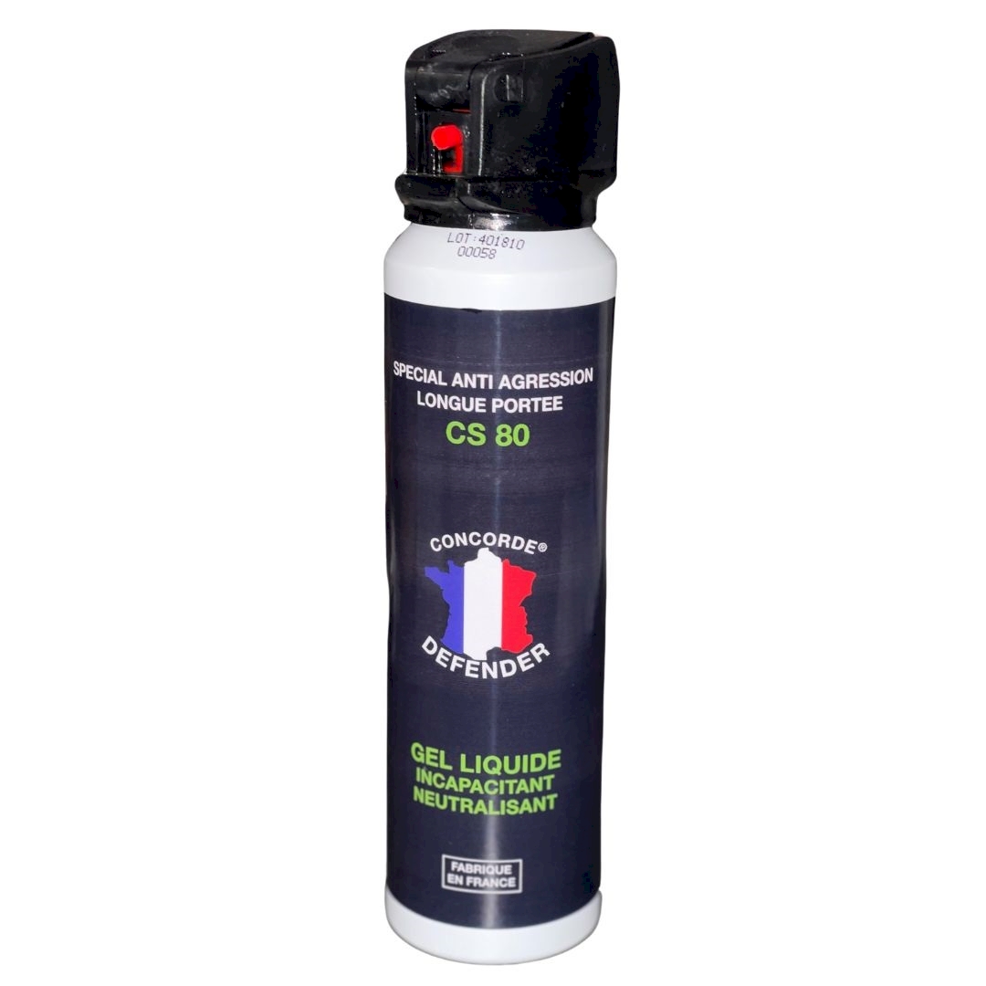 Spray De Défense En Gel 40ml - Protection Anti-agression, Format Poche - Conforme à La Loi Française