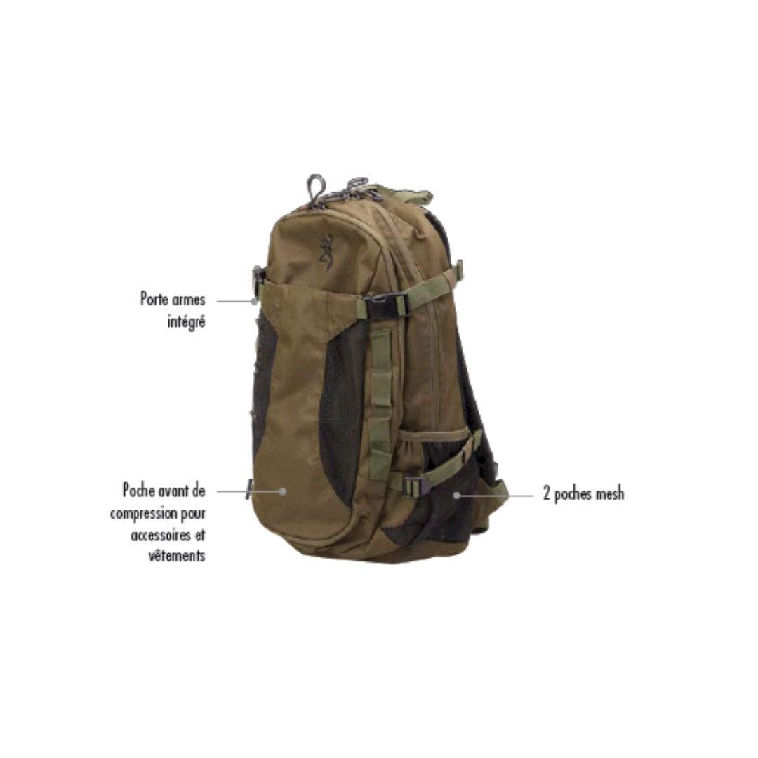 Sac à bride doublé polaire - en vert chasseur / marine