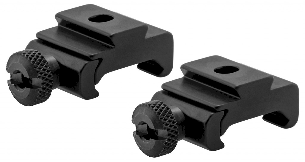 Adaptateur Rail Prisme 11mm Vers Rail Weaver/Picatinny 21mm - Lot De 2 - Aluminium