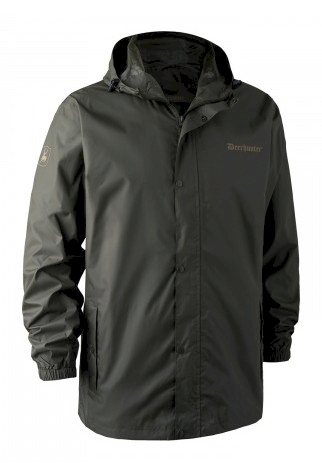 Veste De Pluie Eddie Bauer Femme – Vert Moyen – Capuche – Taille M – Légère Et Emballable