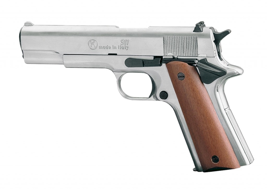 EKOL - Pistolet d'alarme BOTAN 9mm Balle à Blanc - CHROME - Heritage Airsoft