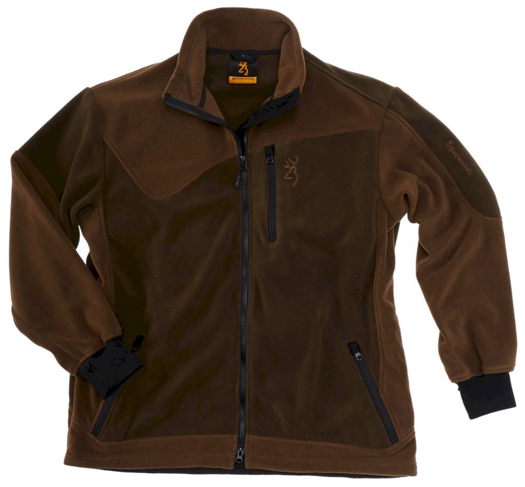 Veste Browning Powerfleece One Zippin Vert/Marron Veste polaire